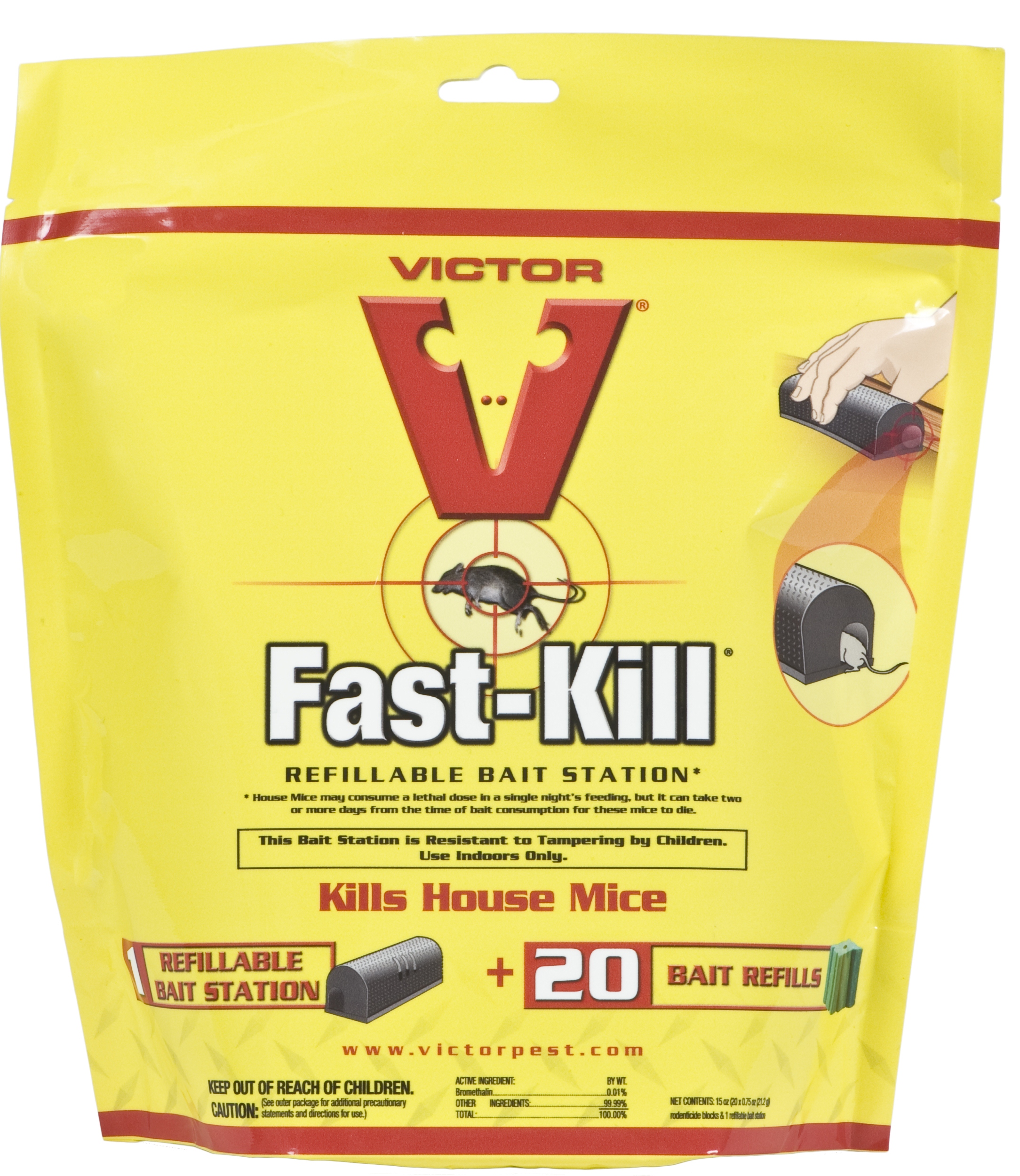 Victor Rodent Introduces Fast Kill Brand Refillable Bait Stations